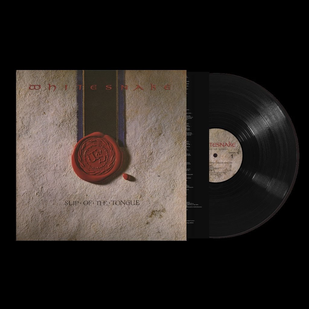 Image of Front Cover of LP - NEW/NEW - WHITESNAKE, Slip of the Tongue (Concord; 7277551, Worldwide 2026 Reissue, Inner, Black Vinyl), , Slip of the TongueReleased in 1989, Slip of the Tongue sees Whitesnake at full arena-rock power. Featuring “Fool for Your Loving” and “The Deeper the Love,” and driven by David Coverdale’s commanding vocals and Steve Vai’s virtuoso guitar work, this edition is pressed on 180g vinyl—delivering polished hooks, high-impact production, and late-’80s hard rock at its peak. - 9