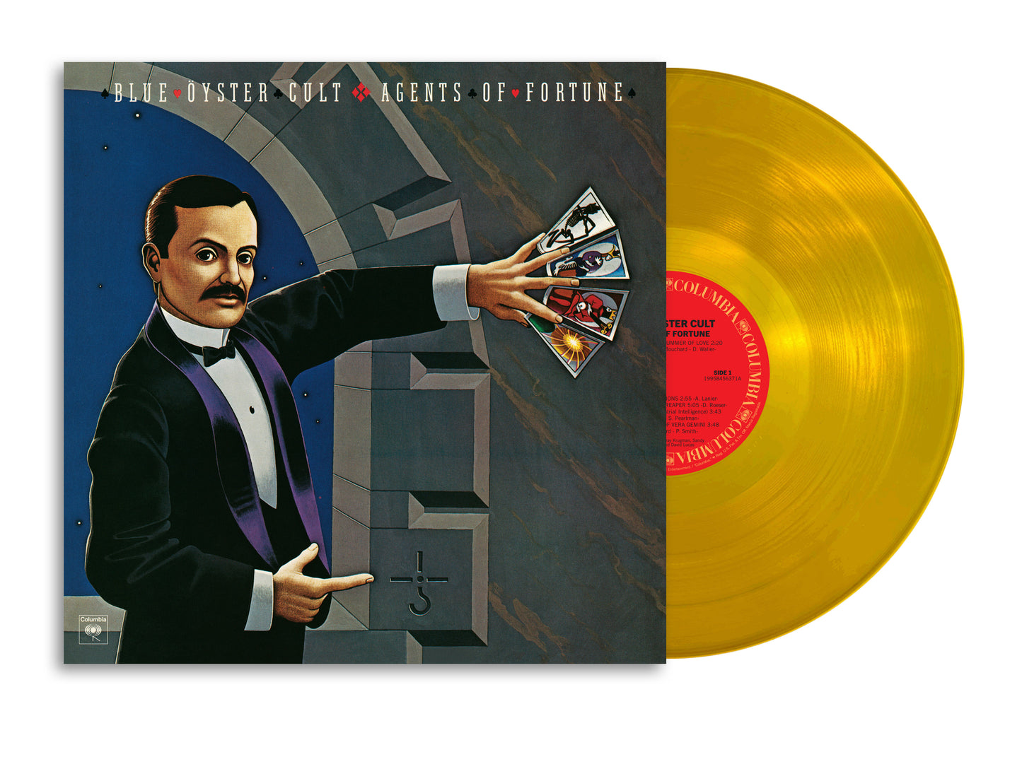 Image of Back Cover of LP - NEW/NEW - BLUE OYSTER CULT, Agents of Fortune (50th Anniversary) (Sony; 19958456371, UK 2026 Reissue, Gold Vinyl), ,  - 9406006C