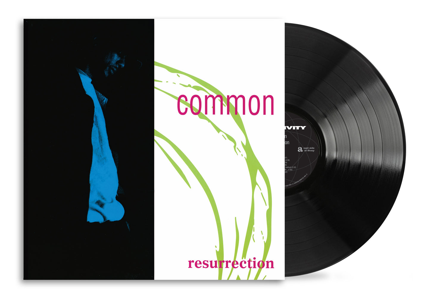 Image of Back Cover of LP - NEW/NEW - COMMON, Resurrection (Sony; 19958414031, UK 2026 Reissue, Black Vinyl), ,  - 946009C