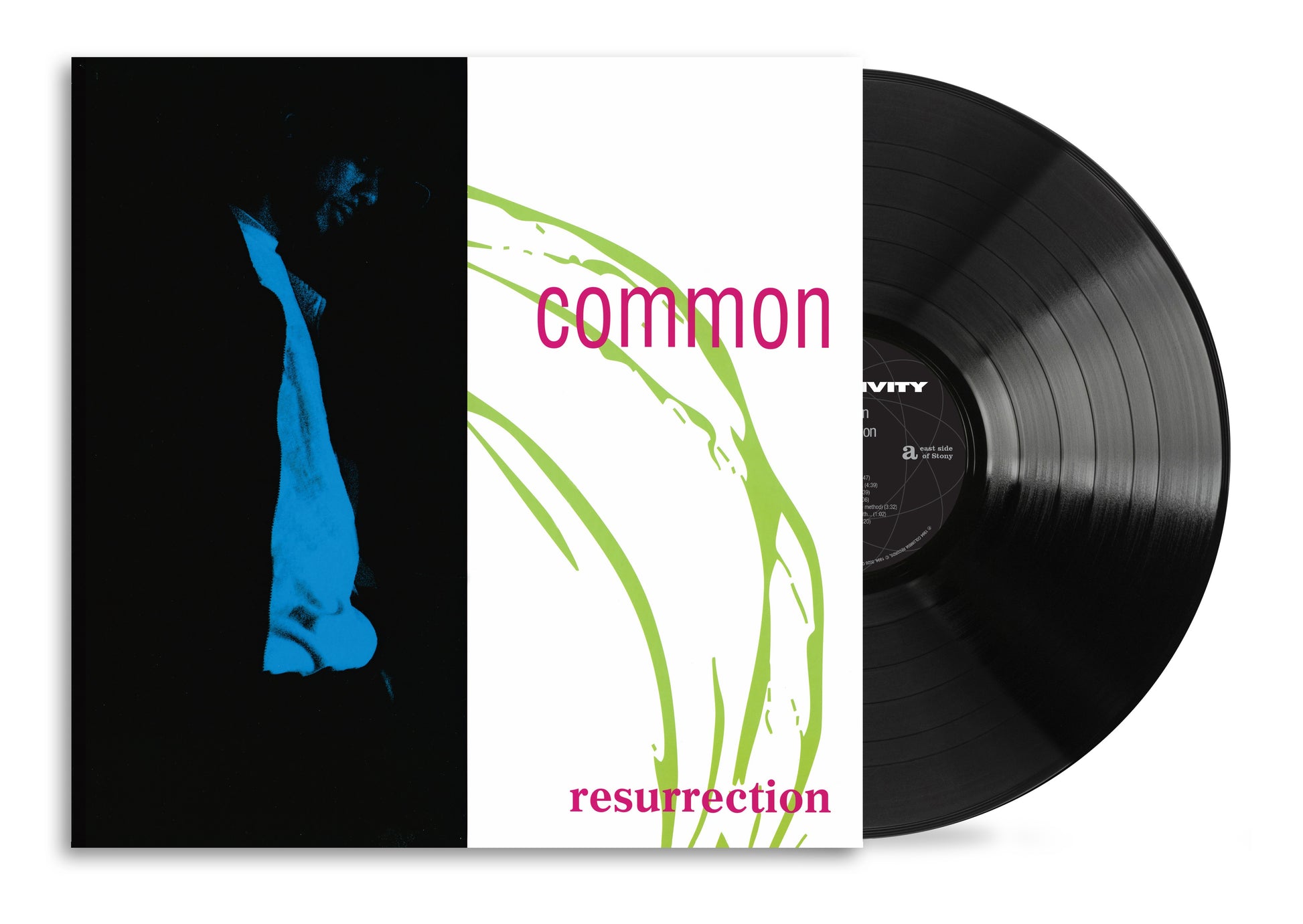 Image of Back Cover of LP - NEW/NEW - COMMON, Resurrection (Sony; 19958414031, UK 2026 Reissue, Black Vinyl), ,  - 946009C