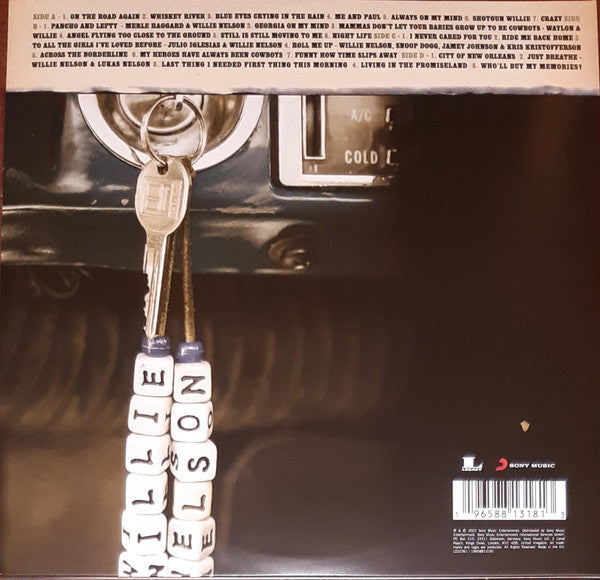 Image of Back Cover of 2xLP - VG+/EX - WILLIE NELSON, Greatest Hits (Legacy; 19658813181, Europe 2023, Gatefold), ,  - 2626218E
