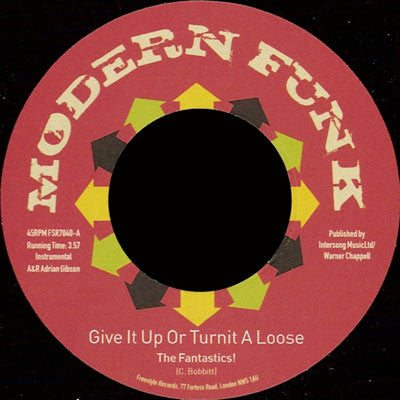 Image of Front Cover of 7" - /VG - THE FANTASTICS! / SPEEDOMETER FEATURING RIA CURRIE, Give It Up Or Turnit A Loose / Answer To Mother Popcorn (Freestyle Records; FSR 7040, UK 2007), ,  - 2616404C