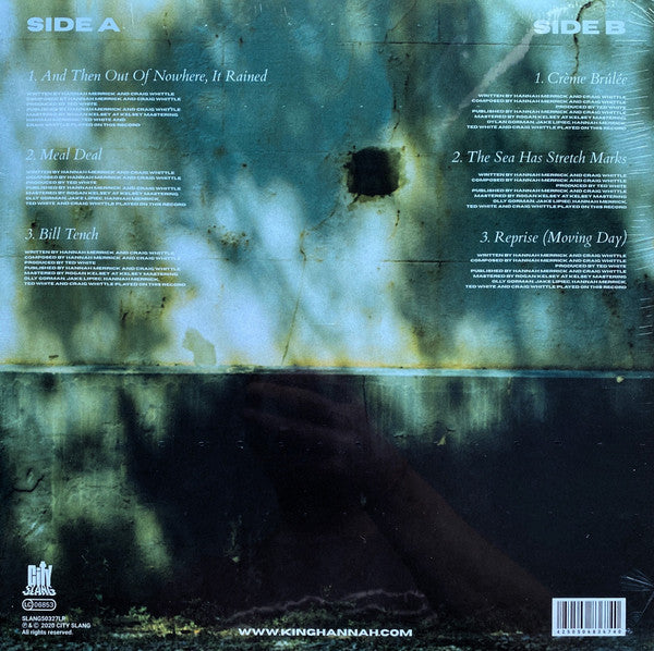 Image of Back Cover of LP - VG+/VG+ - KING HANNAH, Tell Me Your Mind And I'll Tell You Mine (City Slang; SLANG-50327LP, Germany 2020, Creme White), ,  - 2646235S