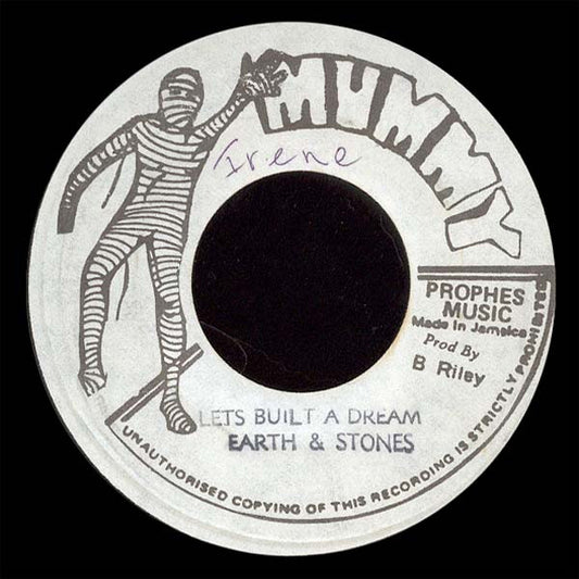 Image of Front Cover of 7" - /VG - EARTH & STONE, Let's Built A Dream (Mummy; , Jamaica 1970s), Light marks only.,  - 2616420C