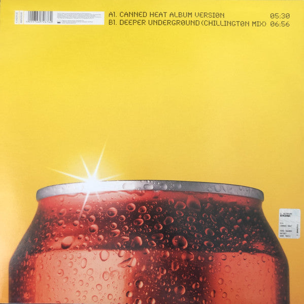 Image of Back Cover of 12" - VG/VG - JAMIROQUAI, Canned Heat (Sony Soho Square; 667267 6, UK 1999, Picture Sleeve), ,  - 2616411C