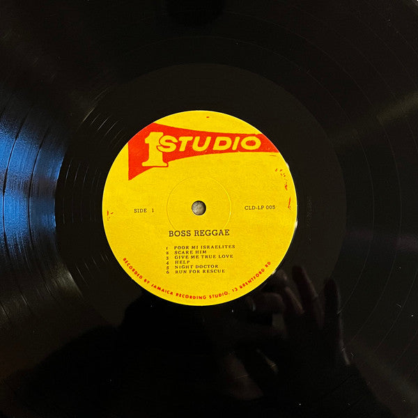 Image of Label Cover of LP - EX/EX - VARIOUS ARTISTS, Boss Reggae (Studio One; CLD LP 005, US 2022 Reissue, Black Vinyl.), , Studio One's music is timeless; there are numerous other examples of music and rhythms he created years ago becoming hits for other musicians a second, third, or even numerous times. People who have spent a long time listening to reggae music know that Studio One still has the best sound. This compilation was first released in the United Kingdom in 1969, and its reissue has been eager