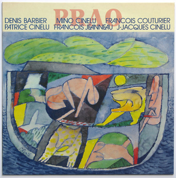 Image of Front Cover of LP - VG/VG - DENIS BARBIER, MINO CINELU, FRAN OIS COUTURIER, PATRICE CINELU, FRAN OIS JEANNEAU, J-JACQUES CINELU, Prao (Cy Records; CY 733 615, France 1983, Picture Sleeve), ,  - 2626088E