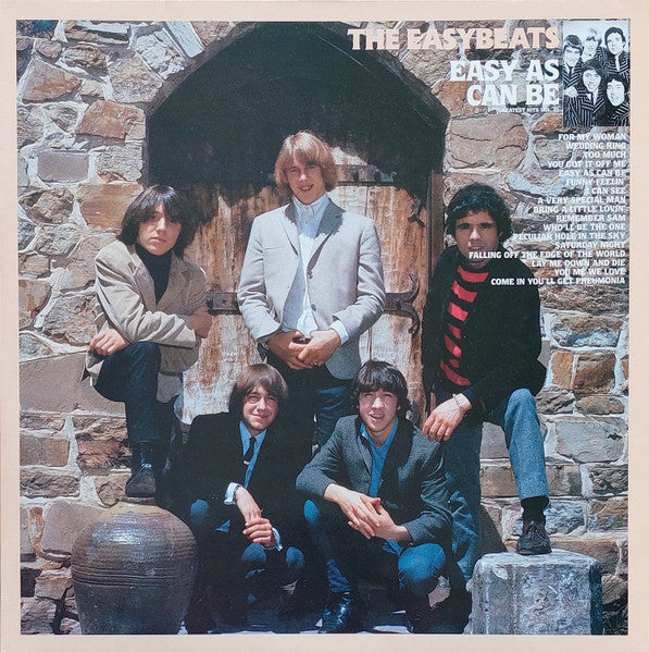 Image of Front Cover of LP - VG/G+ - THE EASYBEATS, Easy As Can Be (Fan Club Black Labels With Red Text; FC019, France 1986, Inner), Light Marks only.,  - 2616469C