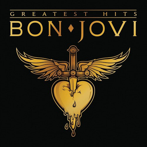 Image of Front Cover of 2xLP - EX/EX - BON JOVI, Greatest Hits (Universal Music; 0602465647358, Europe 2024 Reissue, Gatefold), ,  - 2646258S