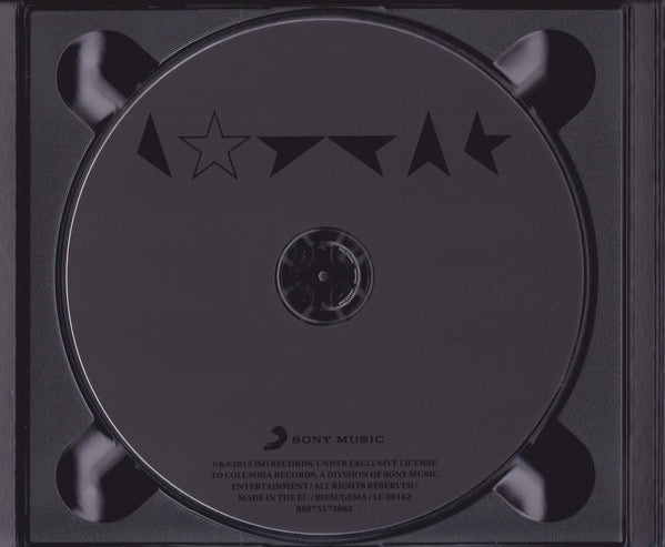 Image of Label Cover of CD - VG+/VG+ - DAVID BOWIE,   (Blackstar) (ISO Records; 88875173862, Europe 2016, Digipak, Booklet), ,  - 2616459C
