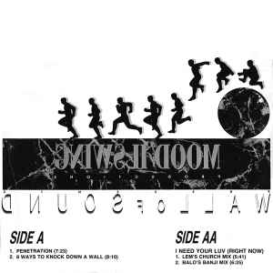 Image of Back Cover of 12" - VG+/VG+ - MOOD II SWING PRODUCTIONS* PRESENTS WALL OF SOUND, Penetration / 8 Ways To Knock Down A Wall / I Need Your Luv (Right Now) (Eightball Records ; EB 008, US 1992), still in shrink - opened. highlighter on label - v. minor,  - 2646283S