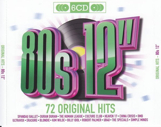 Image of Front Cover of 6xCD - VG+/VG+ - VARIOUS, Original Hits - 80s 12" (EMI Gold; 50999 6 85590 2 1, Europe 2009, Fatbox Double Case, Booklet), ,  - 2616476C