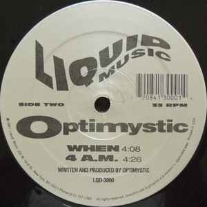Image of Back Cover of 12" - VG/VG - OPTIMYSTIC, Trust Me (Liquid Music; LQD-3000, US 1991, Stickered Plain Sleeve), Strong VG, still in shrink - opened w/ hype sticker,  - 2726020E