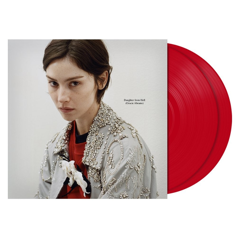 Image of Back Cover of 2xLP - NEW/NEW - GRACIE ABRAMS, Daughter from Hell (Polydor; 5792137, Europe 2026, Poster, Brick Red Vinyl, Alternative Cover. Bonus Tracks), , Gracie Abrams’ highly anticipated third studio album, Daughter from Hell. - 9406157C