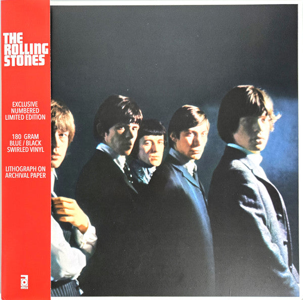 Image of Front Cover of LP - EX/EX - THE ROLLING STONES, Rolling Stones (UMR; 7121811, Worldwide 2024 Reissue, Insert, Mono 180 Gram Blue/Black Swirl Vinyl, with Obi, Ltd to 1300, Numbered), No. 07083. Opened Instore, Still In Shrinkwrap,  - 2646272S