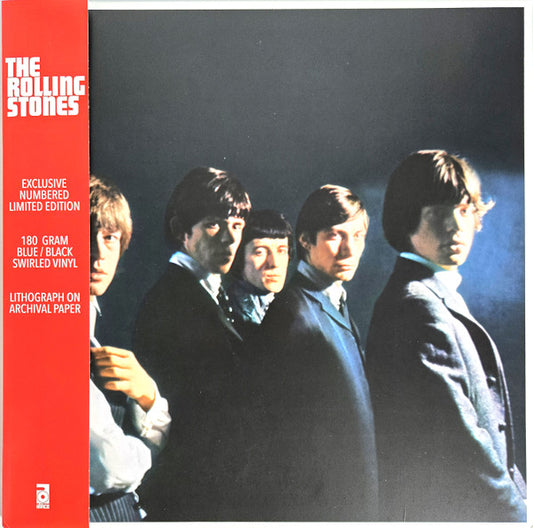 Image of Front Cover of LP - EX/EX - THE ROLLING STONES, Rolling Stones (UMR; 7121811, Worldwide 2024 Reissue, Insert, Mono 180 Gram Blue/Black Swirl Vinyl, with Obi, Ltd to 1300, Numbered), No. 07083. Opened Instore, Still In Shrinkwrap,  - 2646272S
