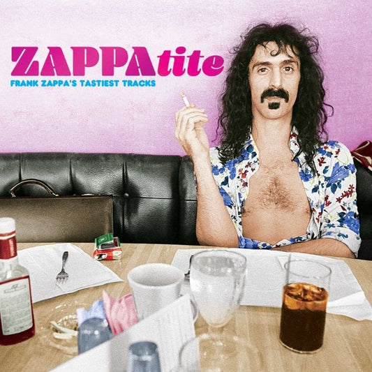 Image of Front Cover of 2xLP - NEW/NEW - FRANK ZAPPA, ZAPPAtite: Frank Zappa’s Tastiest Tracks (UMR; 5767906, Europe 2026, Gatefold, Inner), , ZAPPAtite-Frank Zappa’s Tastiest Tracks collects a healthy portion of Zappa’s best known and beloved compositions, from his early psychedelic rock beginnings to his avant-garde experimentation, jazz-rock explorations, symphonic suites and satirical send-ups, compiling them into one easily digestible collection and offering key entryways into the many musical worlds o