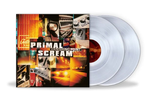 Image of Front Cover of 2xLP - NEW/NEW - PRIMAL SCREAM, Vanishing Point (Sony; 19958442711, Europe 2026 Reissue, Clear Vinyl), , To celebrate their seminal triology, Primal Scream are reissuing expanded editions of the 'Bunker Trilogy' albums for the first time.  - 9406168C