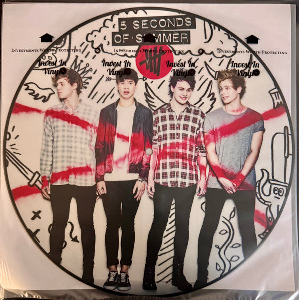 Image of Label Cover of LP - EX/EX - 5 SECONDS OF SUMMER, 5 Seconds Of Summer (Capitol Records; 6574187, Worldwide 2024 Reissue, Die Cut Sleeve, Picture Disc, 10th Anniversary), SEALED,  - 2646312S