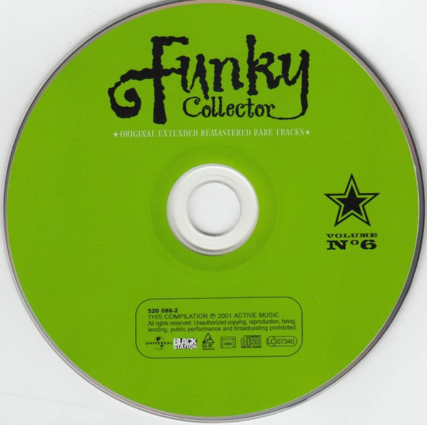 Image of Label Cover of CD - VG+/VG+ - VARIOUS, Funky Collector - Volume N 6 (Airplay Records; 520 086-2, France 2001, Jewel Case), ,  - 2616549C