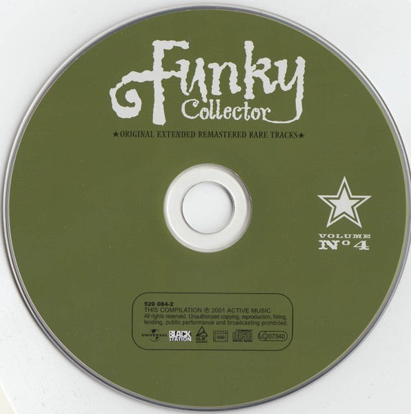 Image of Label Cover of CD - VG+/VG+ - VARIOUS, Funky Collector - Volume N 4 (Airplay Records; 520 084-2, France 2001, Digipak), ,  - 2616551C