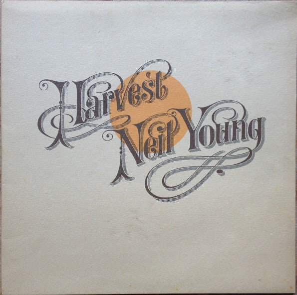 Image of Front Cover of LP - VG+/VG - NEIL YOUNG, Harvest (Reprise Records; K 54005, UK 1972, Textured Gatefold Sleeve, Textured Inner & Insert, Textured Inner does NOT have  'PATENT Nos. 1125555' & 'MADE IN GREAT BRITAIN' text), Strong VG - A couple of very light scratches, really clean cover, Inner & Insert,  - 2746001S