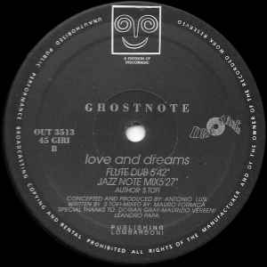 Image of Back Cover of LP - /VG - GHOSTNOTE, Love And Dreams (Out ; OUT 3513, Italy 1992), light marks only. pol - minor,  - 2746046S