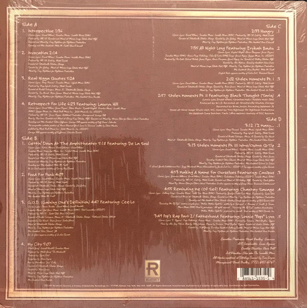 Image of Back Cover of 2xLP - VG/VG - COMMON, One Day It'll All Make Sense (Relativity; 88561-1535-1, US 1997, Picture Sleeve), WOL.,  - 3826050E