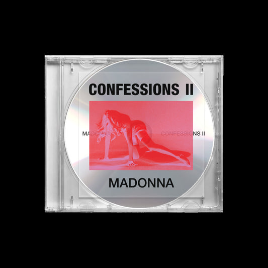 Image of Front Cover of CD - NEW/NEW - MADONNA, Confessions II (Warner Records Label; 0093624821304, UK 2026, Jewel Case, CD 12 Track CD Clear Jewelcase), , "Madonna announced today her eagerly anticipated new album Confessions ll is set for release on July 3rd via Warner Records.The new album is the continuation of the iconic counterpart Confessions on a Dance Floor. Ahead of the lead single, Madonna unveils the first taste of music with a trancelike visual teaser. Watch HERE. Fans can pre-order the album