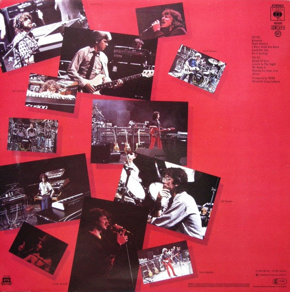 Image of Back Cover of LP - VG/VG - TOTO, Toto IV (CBS; CBS 85529, UK 1982, Missing the insert, 'Made in England' Rim Text), ,  - 2726005E