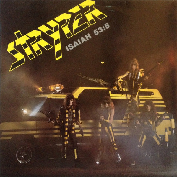 Image of Front Cover of LP - VG/VG - STRYPER, Soldiers Under Command (Enigma; 2077-1, Europe 1985), ,  - 2726006E