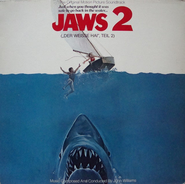 Image of Front Cover of LP - VG/VG+ - JOHN WILLIAMS, Jaws 2 ( Der Weisse Hai , Teil 2) - The Original Motion Picture Soundtrack (MCA Records; 0062.120, Germany 1978), Light wear on front cover,  - 2746012S