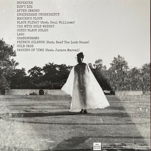 Image of Back Cover of LP - VG+/VG+ - MOOR MOTHER, Analog Fluids Of Sonic Black Holes (Don Giovanni Records; DG-190, US 2019, Stickered Plastic Sleeve, Insert), ,  - 2716036C