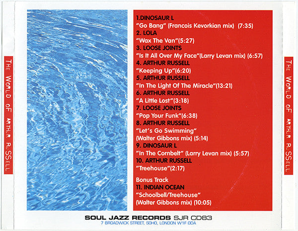 Image of Back Cover of CD - VG+/VG+ - ARTHUR RUSSELL, The World Of Arthur Russell (Soul Jazz Records; SJR CD83, UK 2004), ,  - 2656172S