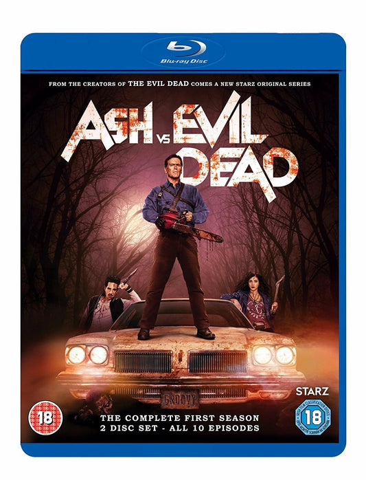 Image of Front Cover of 2xBlu-Ray - VG+/VG+ - SAM RAIMI, BRUCE CAMPBELL, Ash Vs. Evil Dead: Season 1 (20th Century Fox; WW-BSGB 6840007000, UK 2017), ,  - 2636131E