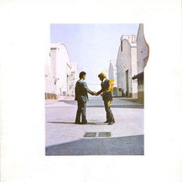 Image of Front Cover of LP - VG/G - PINK FLOYD, Wish You Were Here (Harvest; SHVL 814, UK 1975, Pinched Spine, Inner With Curved Corners, No Postcard, First Issue A-1/B-3 matrix, Shine On Part V Waters/Gilmour/Wright), Couple of scratches, many hairlines & lighter scratches, edge & ring wear, grubby marks,  - 2746017S