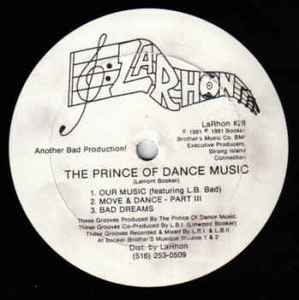 Image of Front Cover of LP - /VG+ - THE PRINCE OF DANCE MUSIC & JONZHAFT THE PSYCHOPATH, Untitled EP (LaRhon ; LaRhon #28 / #29, US 1991), highlighter on label,  - 2746065S