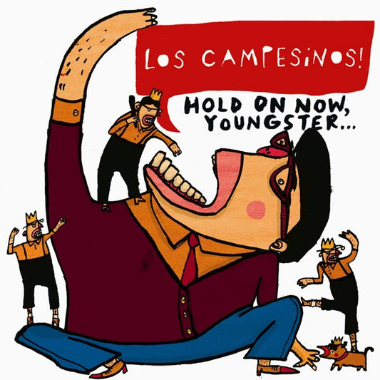 Image of Front Cover of LP - NEW/NEW - LOS CAMPESINOS!, Hold On Now, Youngster... (Heart Swells; HS010LP, UK 2026 Reissue, Insert, Red/Orange Splatter Vinyl), , For the first time ever, Los Campesinos! are proud to offer new pressings of their first three studio albums on their very own record label; Heart Swells. - 2916134C