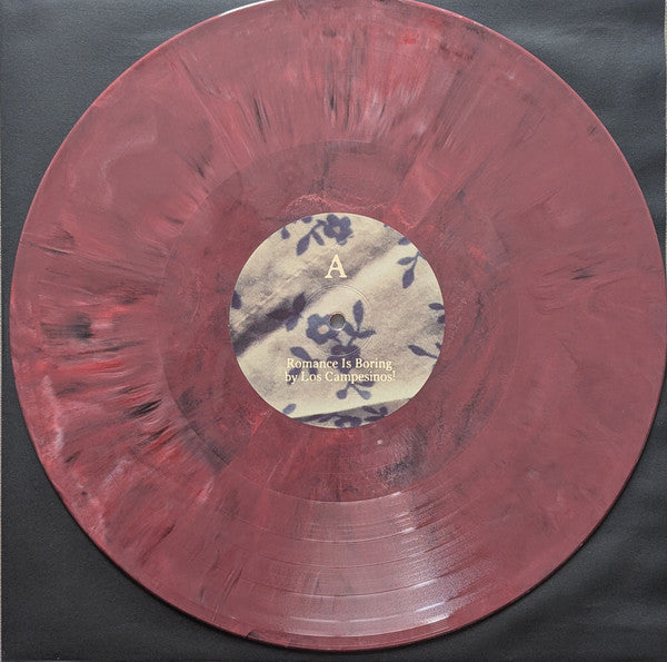 Image of Label Cover of 2xLP - NEW/NEW - LOS CAMPESINOS!, Romance Is Boring (Heart Swells; HS012LP, UK 2026 Reissue, Insert, Bruise So Black Marble Vinyl), , For the first time ever, Los Campesinos! are proud to offer new pressings of their first three studio albums on their very own record label; Heart Swells. - 2956353S