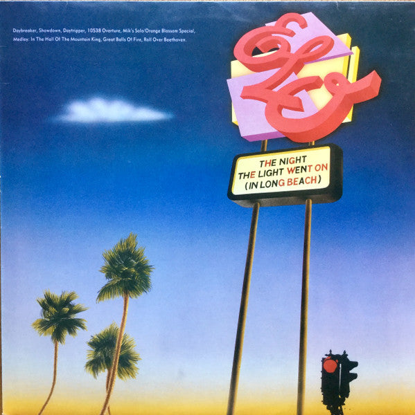 Image of Front Cover of LP - VG/VG - ELECTRIC LIGHT ORCHESTRA, The Night The Light Went On (In Long Beach) (Epic; EPC 32700, Europe 1985 Reissue), Strong VG,  - 2716077C