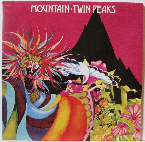 Image of Front Cover of 2xLP - VG/VG - MOUNTAIN, Twin Peaks (CBS Red Label; CBS 88095, Europe 1980s Reissue, Gatefold), Strong VG - a few hairlines, light edge wear,  - 2746021S