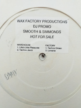 Image of Front Cover of 12" - /VG - SMOOTH & SIMMONDS, Pucker Tunes Vol.1 (Wax Factory Productions; WF 005, UK 1990), light marks only. highlighter on label,  - S