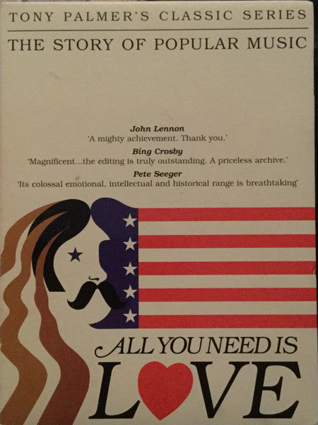 Image of Front Cover of 5xDVD - VG/VG+ - TONY PALMER, All You Need Is Love (Tony Palmer Films; TPDVDBOX1, UK 2008, Box Set, Booklet), ,  - 2736015E