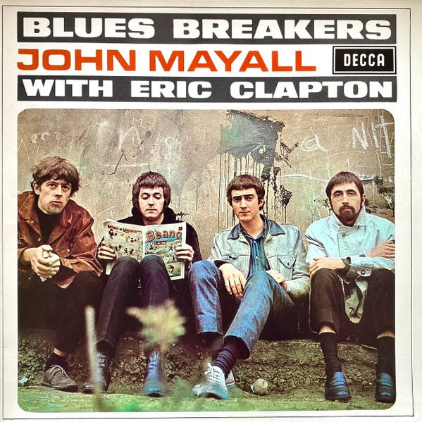Image of Front Cover of LP - VG/VG - JOHN MAYALL WITH ERIC CLAPTON, Blues Breakers (Decca; SKL 4804, Netherlands 1988 Reissue, Embossed PRS BAARN on rear sleeve), ,  - 2716146C