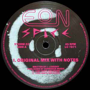 Image of Label Cover of 12" - VG/VG - EON, Spice (Vinyl Solution; STORM 22, UK 1990, Picture Sleeve), ,  - 2716139C