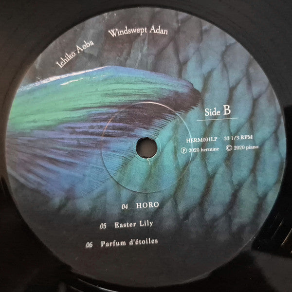 Image of Label Cover of 2xLP - VG+/VG+ - ICHIKO AOBA, Windswept Adan (Hermine; HERM001LP,  , Gatefold, Insert, Reissue of Japanese singer-songwriter and multi-instrumentalist Ichiko Aoba's critically acclaimed masterpiece, 'Windswept Adan'. Pressed on black eco-mix vinyl.), ,  - 2726052E