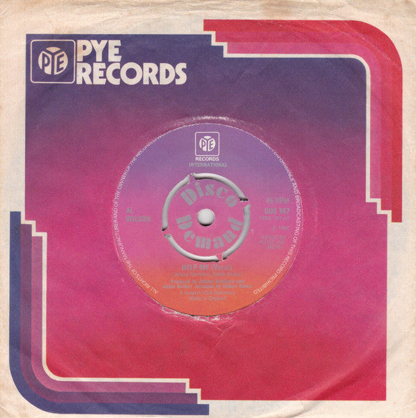 Image of Front Cover of 7" - VG/VG - AL WILSON, Help Me (Pye International; DDS 107, UK 1974 Reissue, Company Sleeve), Light wear to sleeve.,  - 2726091E