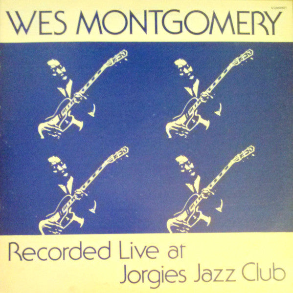 Image of Front Cover of LP - G+/VG - WES MONTGOMERY, Live At Jorgies (VGM Records; VGM0001, US 1980, Picture Sleeve), Light marks only, shelf & ring wear to sleeve, sellotaped on one side.,  - 2726032E
