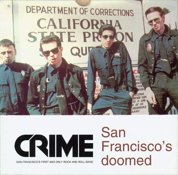 Image of Front Cover of CD - VG+/VG+ - CRIME, San Francisco's Doomed (Solar Lodge Records; Doomed Two, UK 1991, Jewel Case), ,  - 2736027E