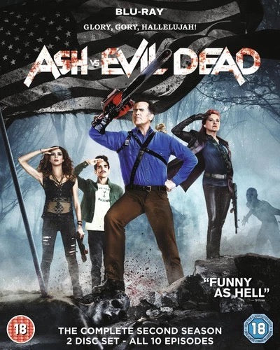 Image of Front Cover of 2xBlu-Ray - VG+/VG+ - SAM RAIMI, BRUCE CAMPBELL, Ash Vs Evil Dead Season 2 (20th Century Fox ; WW-BSGB 8144007000, UK 2017), ,  - 2736028E